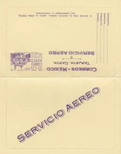 4x cartes postales mexicaines, unused