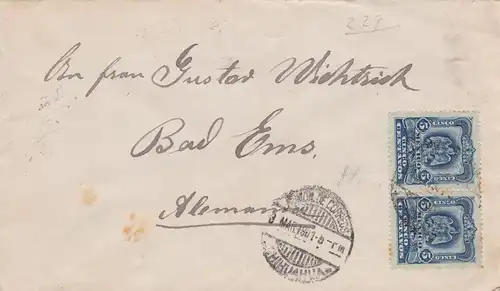 1901: letter to Bad Ems