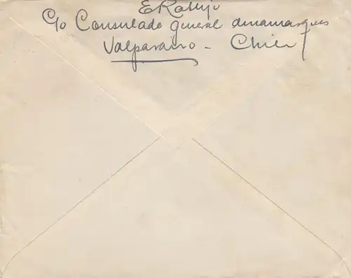 1933: Valparaiso to Copenhagen/Denmark via Buenos Aires