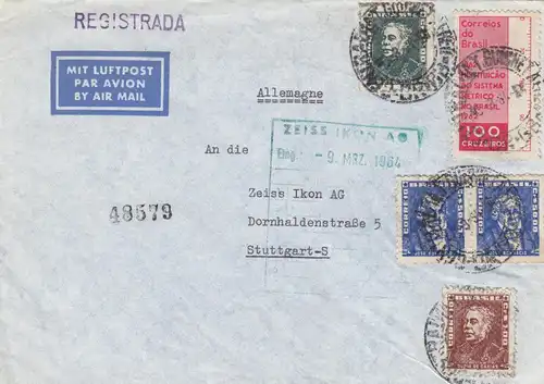 1964: air mail to Stuttgart