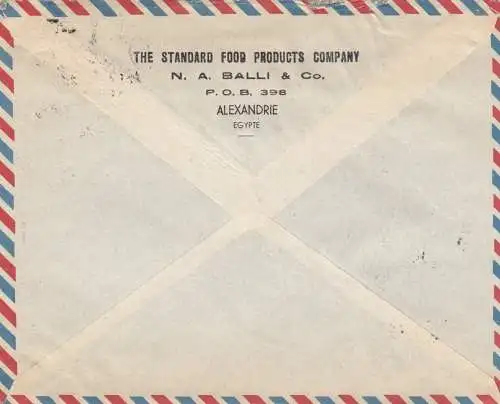 5x covers, air Mail, Cairo to England