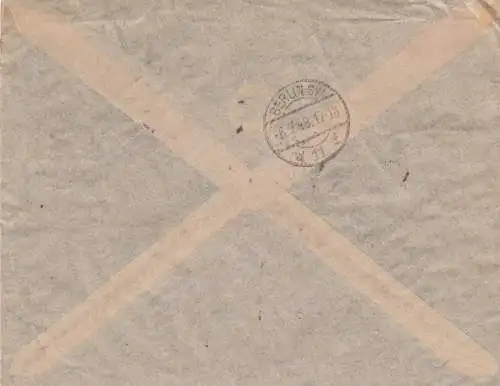 1919: letter from Manizales, Cali to Berlin/Heidenheim