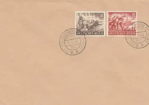 Blanko Sonderstempelbeleg 1943: Hamburg: Deutsch-Italienische Kulturtage