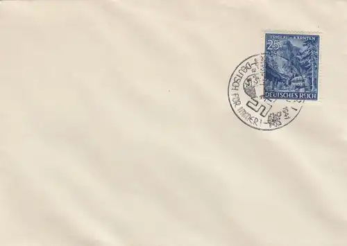 Blanko Certificat spécial de timbre 1941: Carinthie: Allemand pour toujours