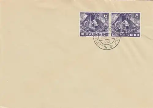 Blanko Certificat spécial de timbre 1943: Reich allemand