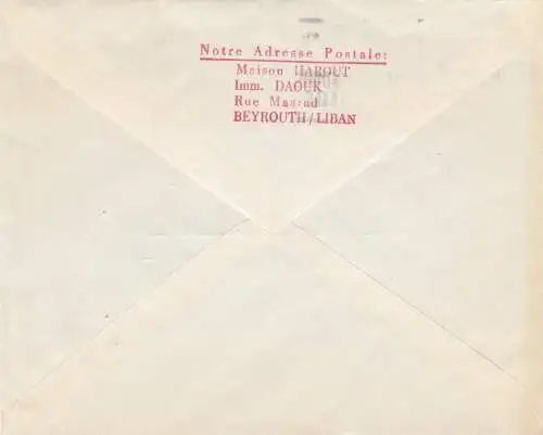 1957: Beyrouth to Frankfurt.