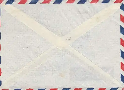 1951: air mail Alep to Frankfurt.