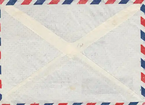 1951: air mail to Frankfurt