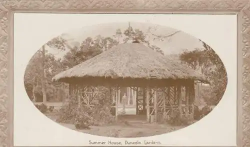 2x post cards: Dunedin gardens, Routeburn Valley