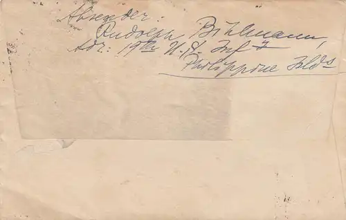 Manila letter to Berlin