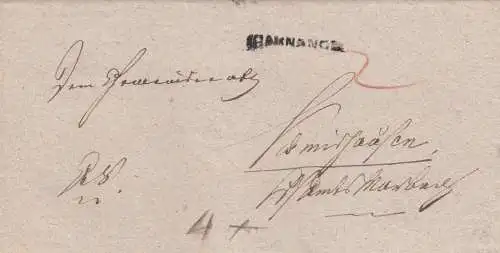 Lettre de Backnang à Harzburg