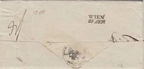 Brief aus Ostrowo 1819 nach  Wien