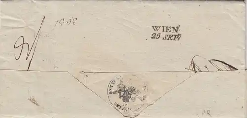 Lettre d'Ostrowo 1819 à Vienne