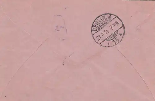 Rohrpostbrief 1905 innerhalb von Berlin