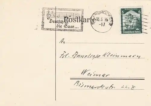 3 cartes postales: rencontre de poètes Weimar et Sarrebruck