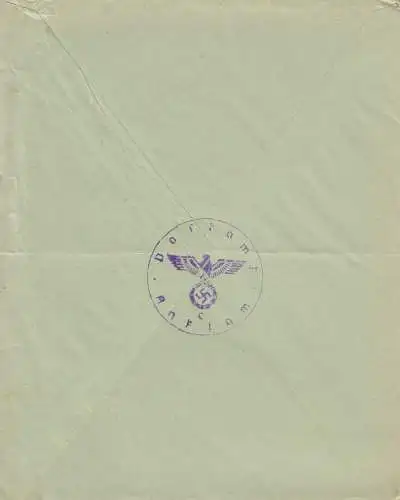 Tampon spécial Aklam 1937, Chose postale