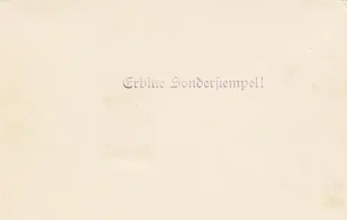 Drucksache Postkarte Eisenach 1938, Kreisttag der NSDAP nach Tuttlingen