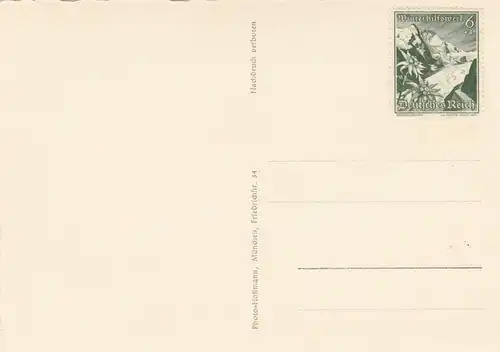 Photo Hoffmann: Carte de vue Le Créateur de la Grande Allemagne, 50e anniversaire 1939