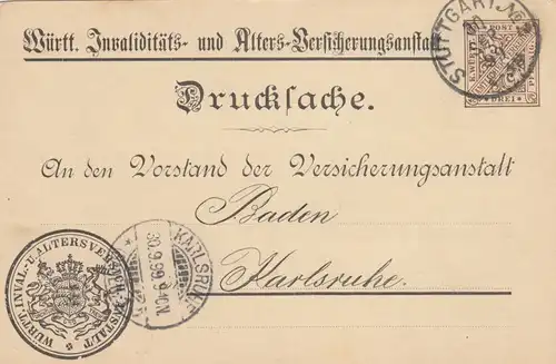 Affaire T-1899 vers Karlsruhe - Affaire d'imprimerie Stuttgart / Tuttlingen