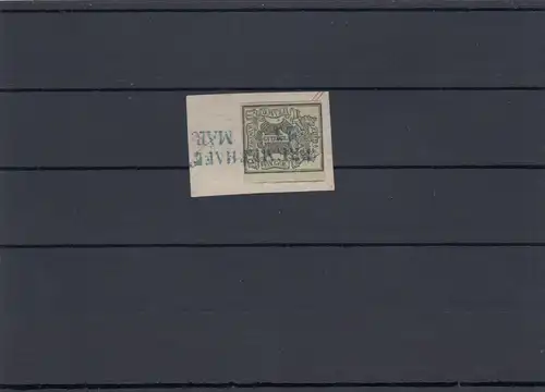 Hannover, gestempelt auf Briefausschnitt