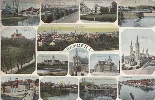 Carte postale Bamberg, poste d'aide de Waitzenbach vers Cincinnati/Ohio USA