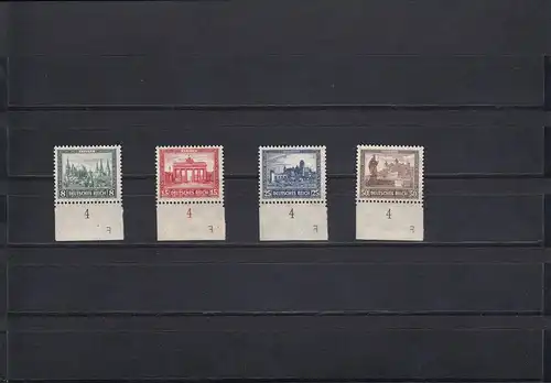 Min. 450-453, post-free, ** Sous-rand, Falz Sousrand tous avec DKZ F