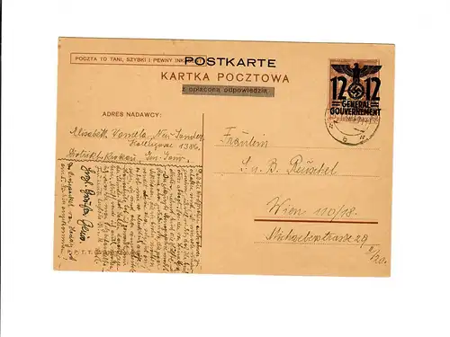 GG P 7F, 04: 10.12.40 Neu Sandez vers Vienne