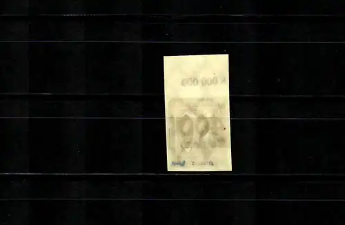 DR: MiNr. 229U, ungezähnt mit Oberrand, postfrisch, **