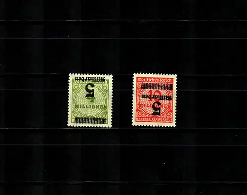 DR: MiNr. 333-334 APK, postfrisch, **