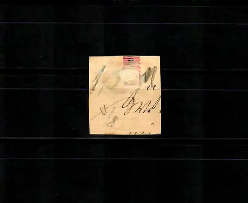 DR: Min. 8, cacheté Loerrach 1.1.1873, colis de luxe