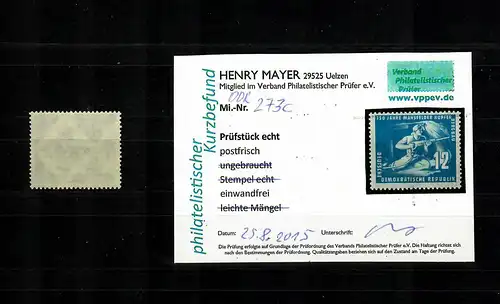 DDR Min. 273c, frais, **