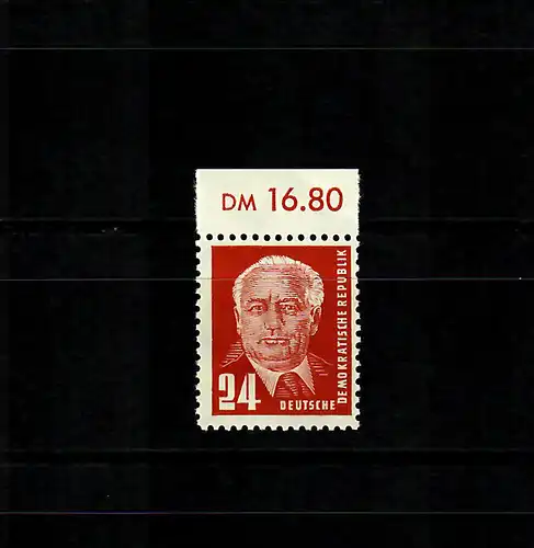 DDR Min° 252b, Oberrand, post-freich, **, BPP testé