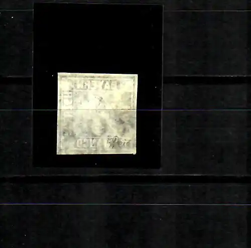 Bayern: MiNr. 1 I a, gestempelt Hof, BPP Attest