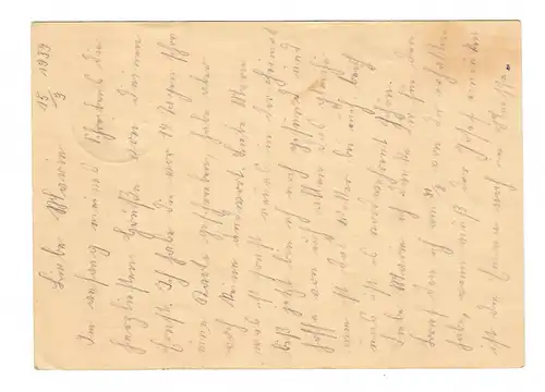 Premières lettres de champ, 15.09.39 avec numéro de FP 28241 sur carte postale au Sud-Est