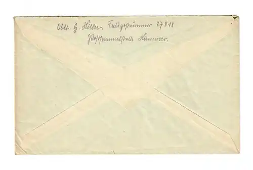 Premières lettres, 22.09.39,FPn° 27818, salle Modlin/Varsovie après Teplitz-Bönau