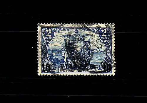 Dt. Post Turquie: numéro 21 II/I, cacheté