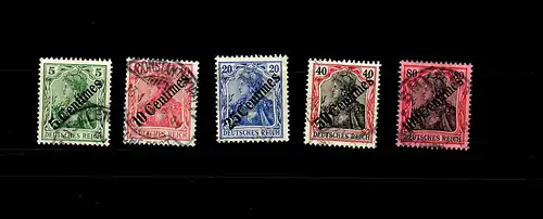 Dt. Post Turquie: numéro 48-52, cachet