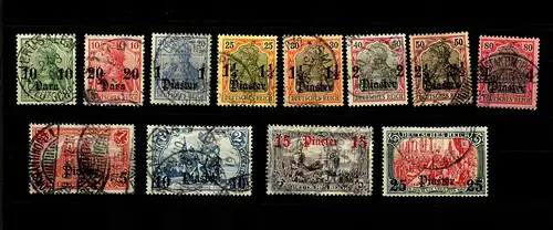 Dt. Post Turquie: numéro 24-35, cacheté