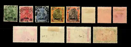 Dt. Post Turquie: Mi Nr. 12-23I, cacheté, 1x BPP Signature