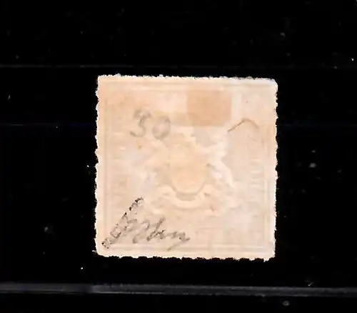 Wurtemberg: MiNr. 33a, *, pièce de luxe, signature BPP