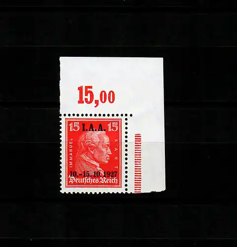 DR: MiNr. 408 P OR, Eckrand, postfrisch, **