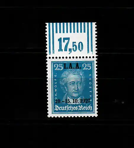 DR: MiNr. 409 W OR, postfrisch, **