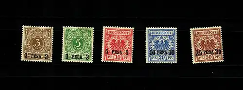 DOA: MiNr. 1-5, Falz