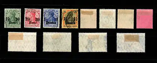 DP Türkei: MiNr. 36-47, gestempelt