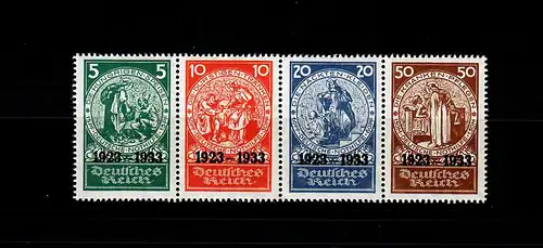 DR: Min. 508-511, impression combinée du bloc 2, frais, **