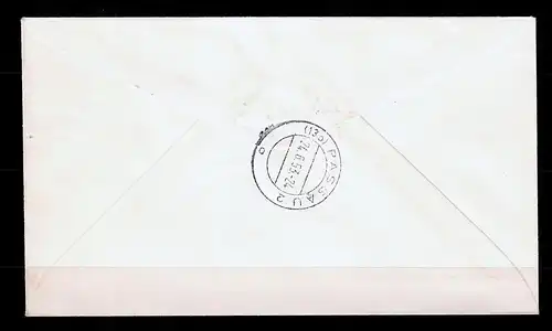 Bund: MiNr. 167-170, FDC Deutsche Verkehrsaustellung 1953, München Einschreiben