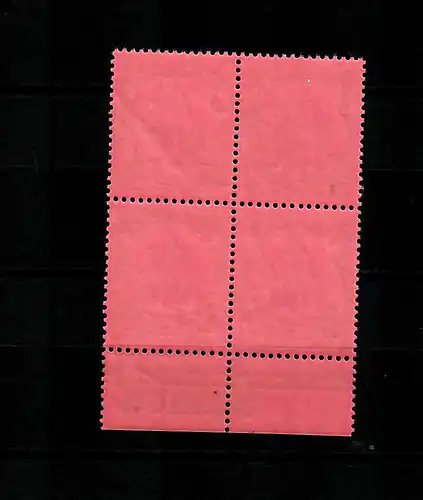 Samoa: MiNr. 15, 4er Block mit Inschrift, postfrisch, **