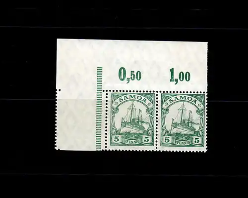 Samoa: Min. 21 LF, couple horizontal, ECKRAND, frais de port, **