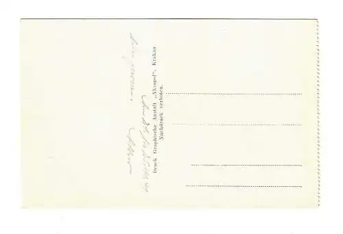 GG ca. 1942: AK Gruss aus Warschau, Alter Ring, ungebraucht