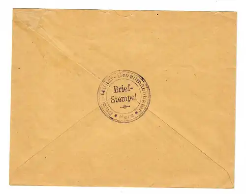 1916 Dienstbrief Militärbevollmächtigter in der Botschaft Konstantinopel